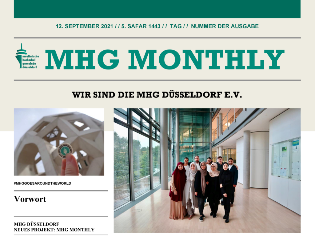 Ein Ausschnitt aus der ersten Ausgabe der MHG Monthly